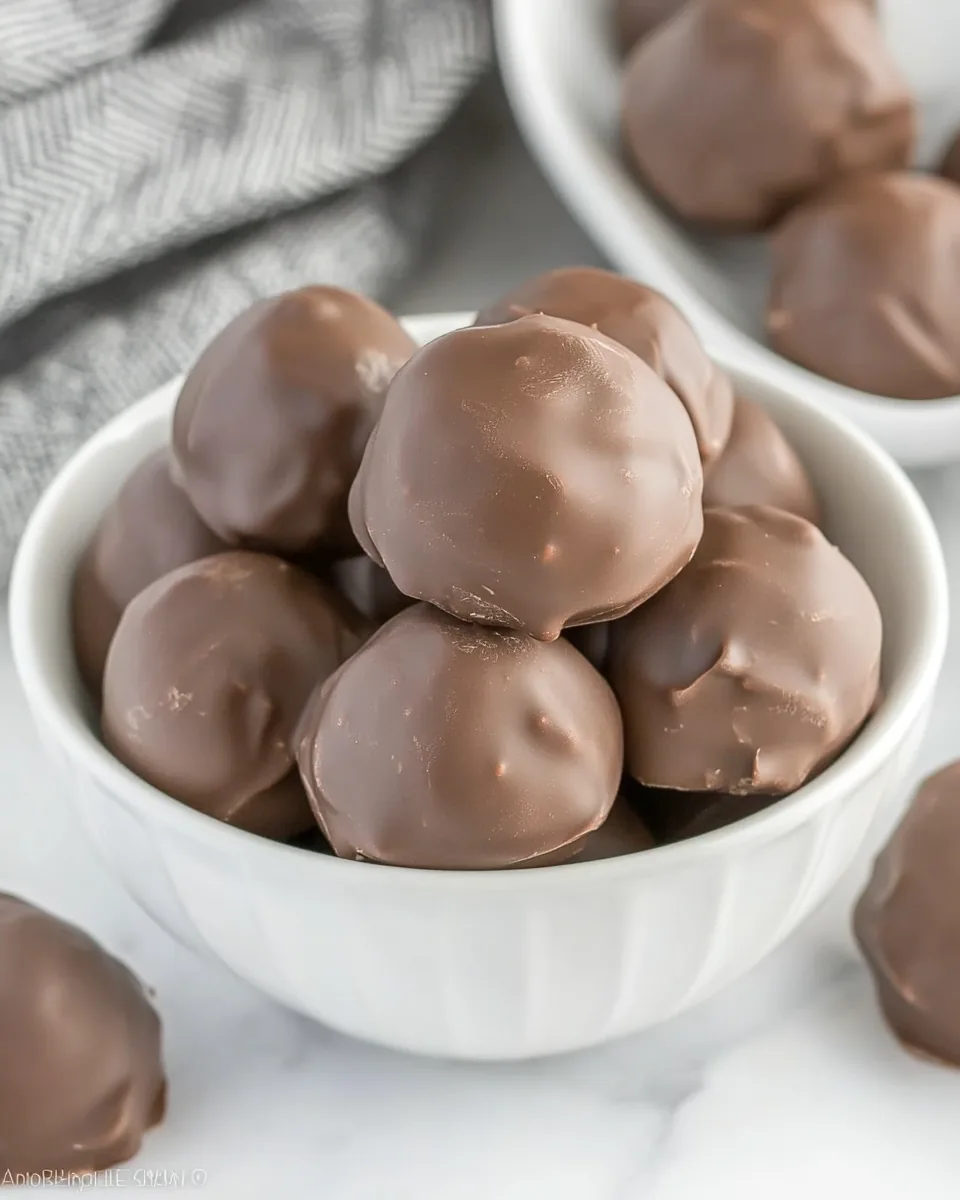 Chocolate Frangelico Truffles