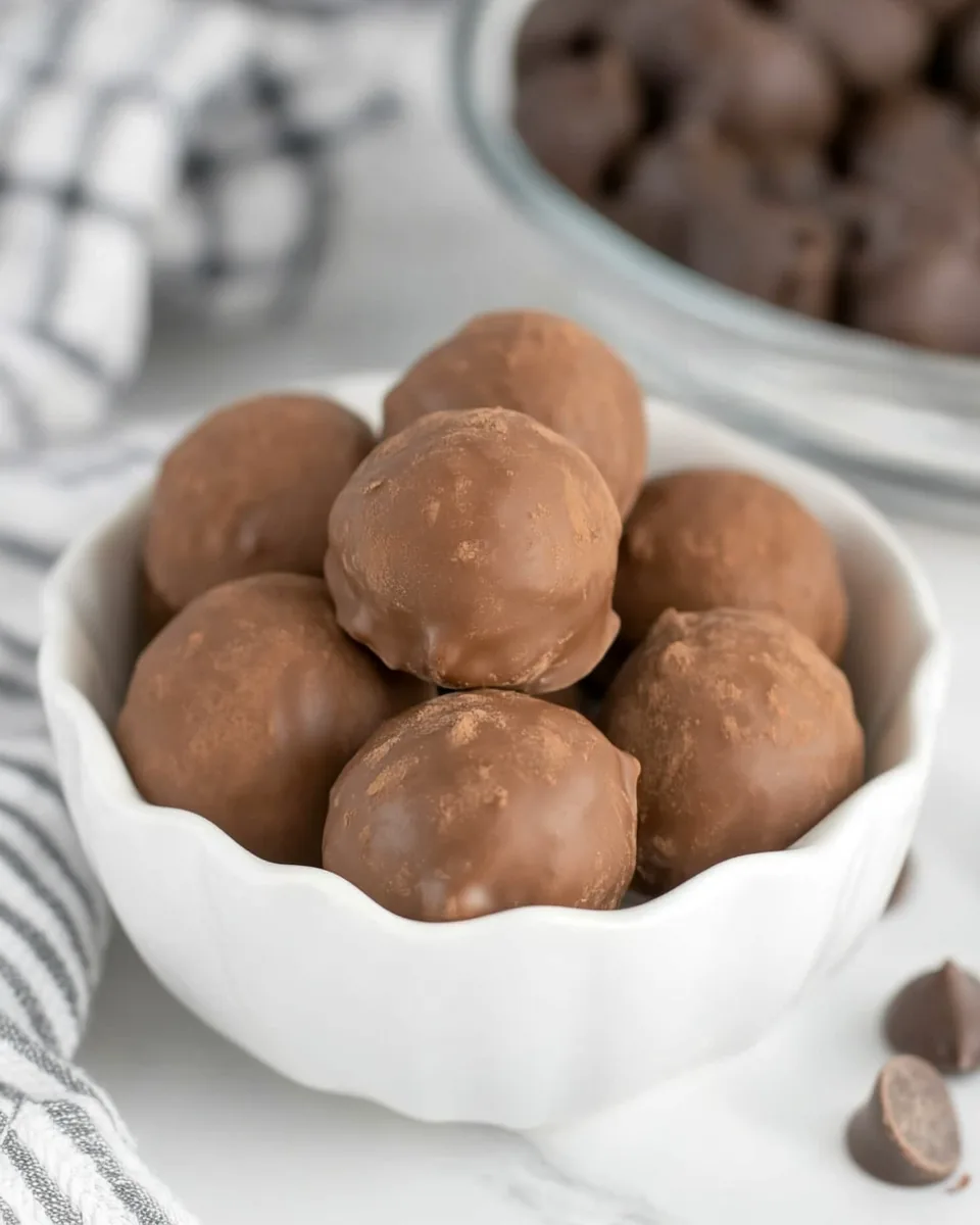 Chocolate Frangelico Truffles