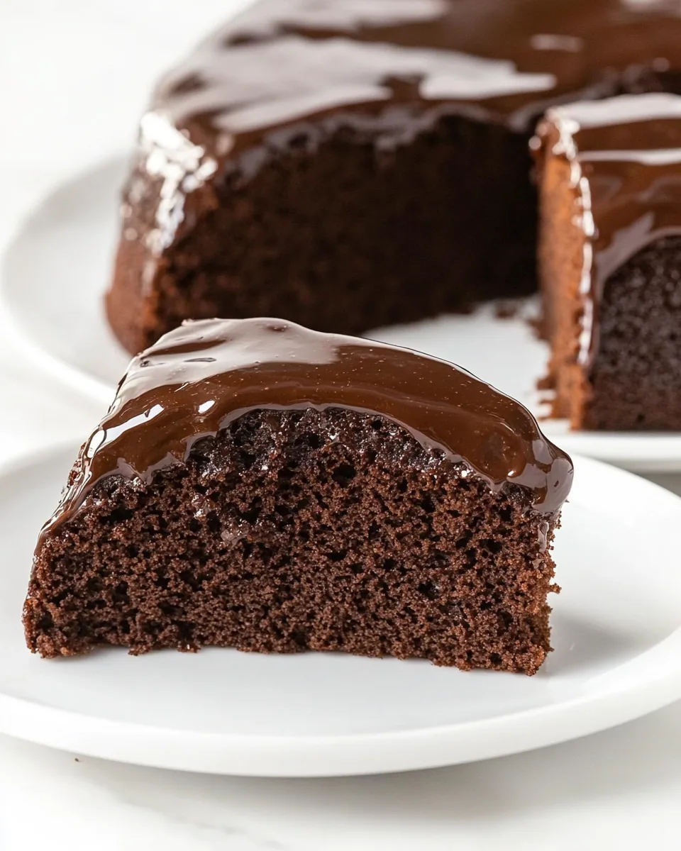 Chocolate Glazed Cake