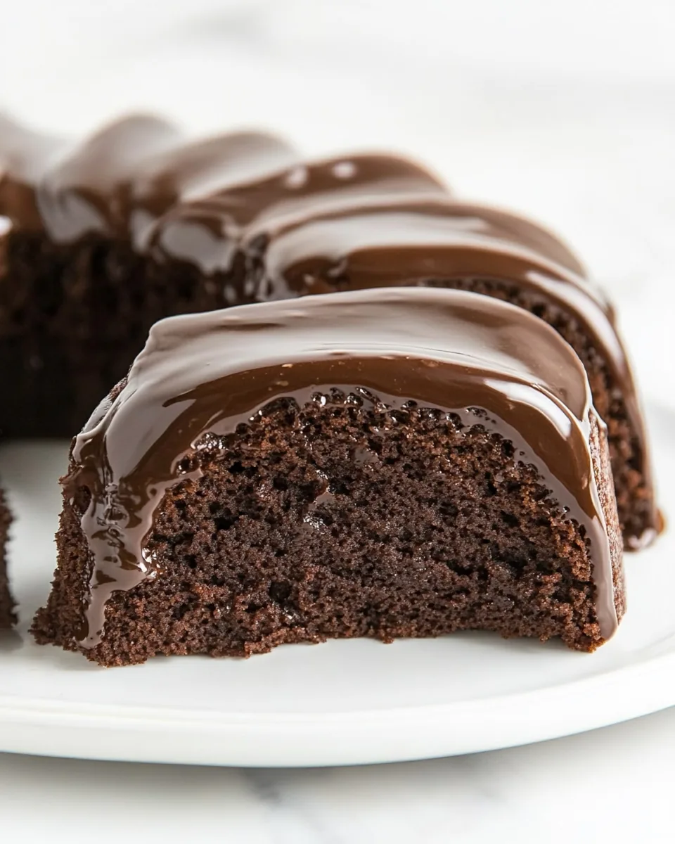 Chocolate Glazed Cake