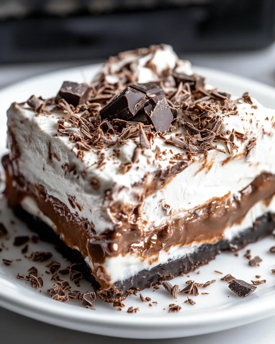 Chocolate Lasagna