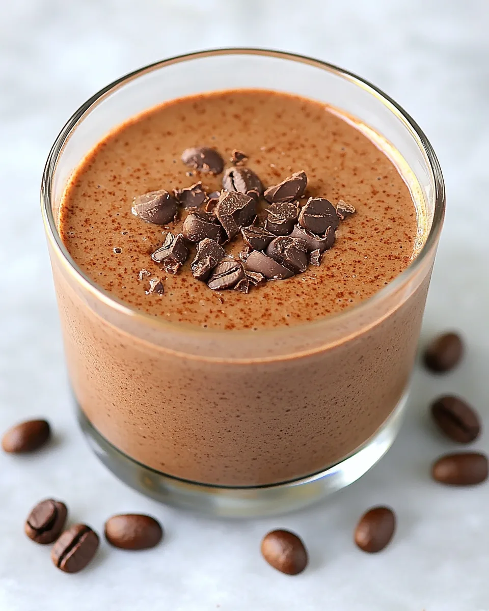 Chocolate Mocha Breakfast Shake