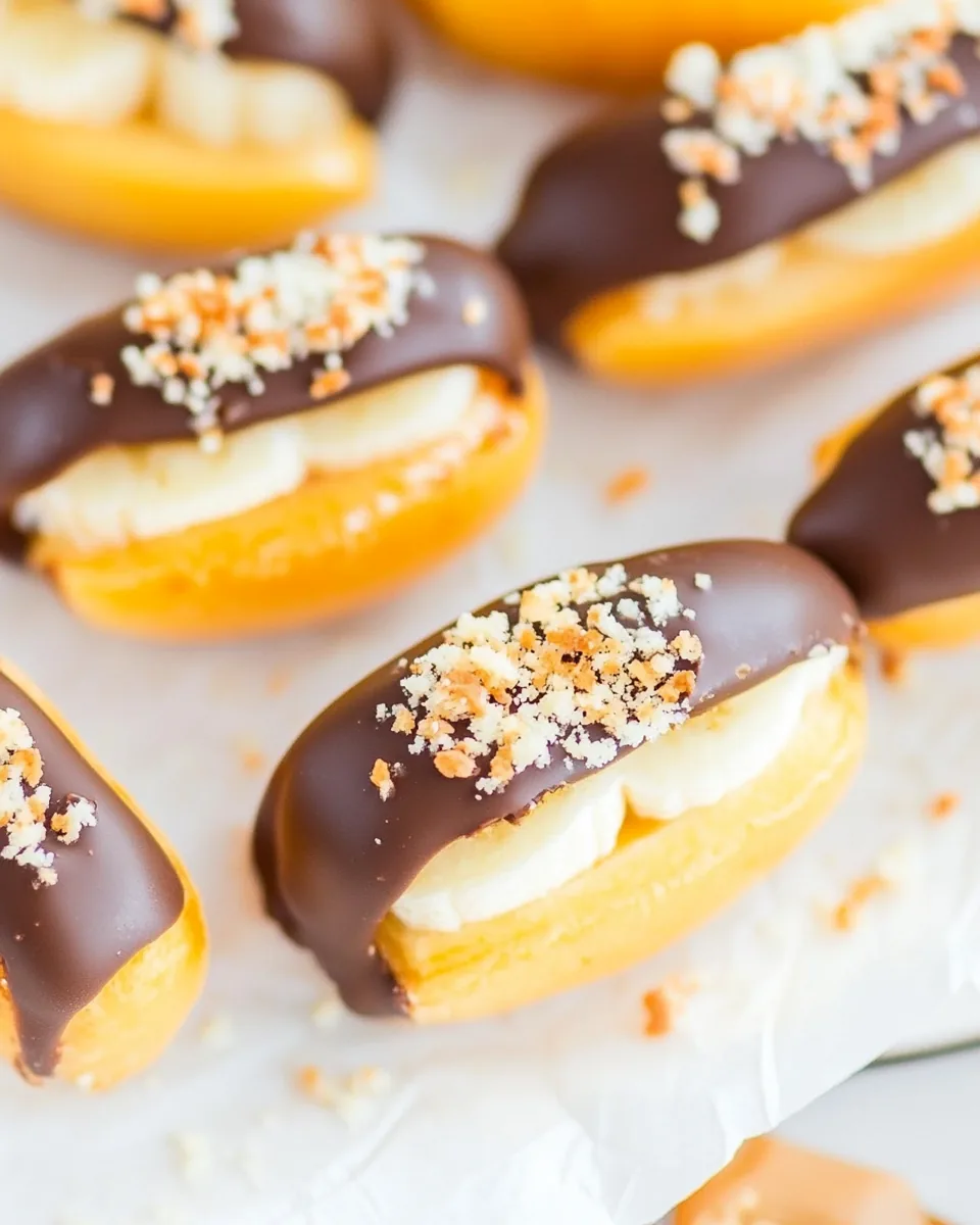 Chocolate Peanut Butter Bananas