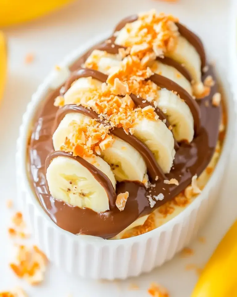 Chocolate Peanut Butter Bananas