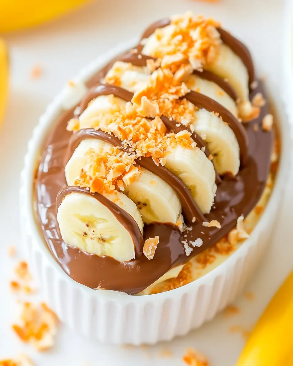 Chocolate Peanut Butter Bananas