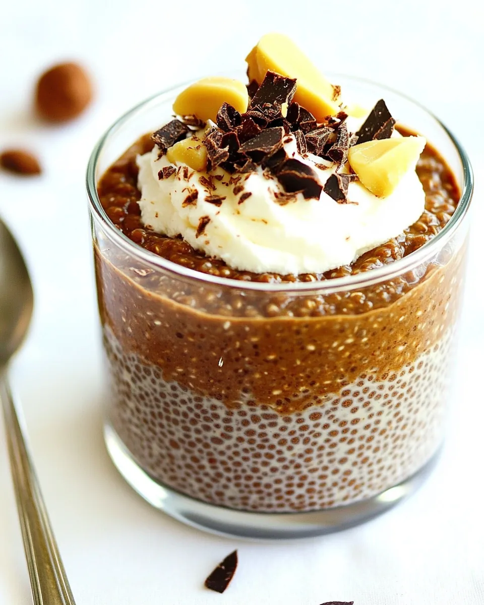 Chocolate Peanut Butter Chia Pudding