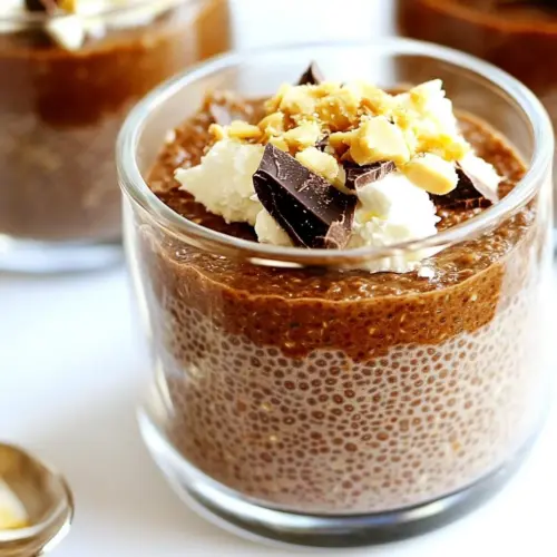 Chocolate Peanut Butter Chia Pudding