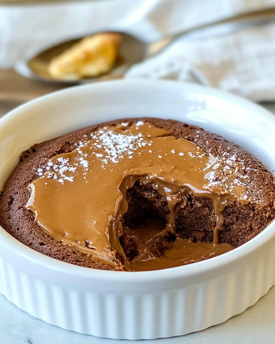 Chocolate Peanut Butter Souffle