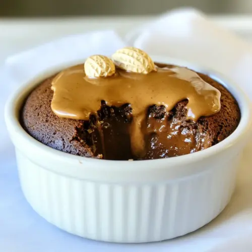 Chocolate Peanut Butter Souffle