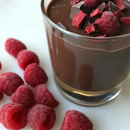 Chocolate Raspberry Sneaky Green Smoothie