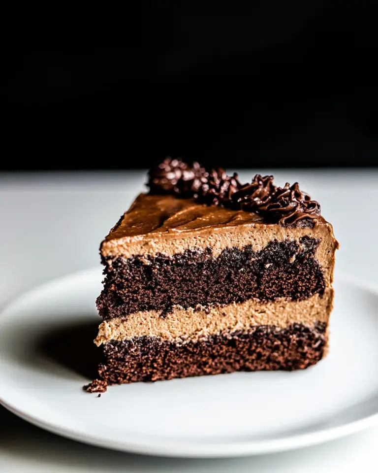 Chocolate Ricotta Layer Cake