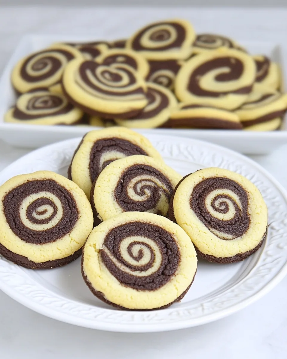 Chocolate Swirl Cookies