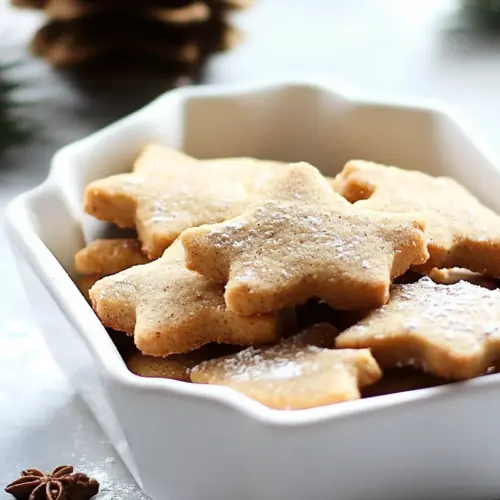 Cinnamon Shortbread Cookies