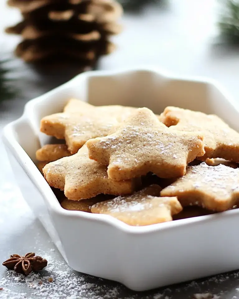 Cinnamon Shortbread Cookies