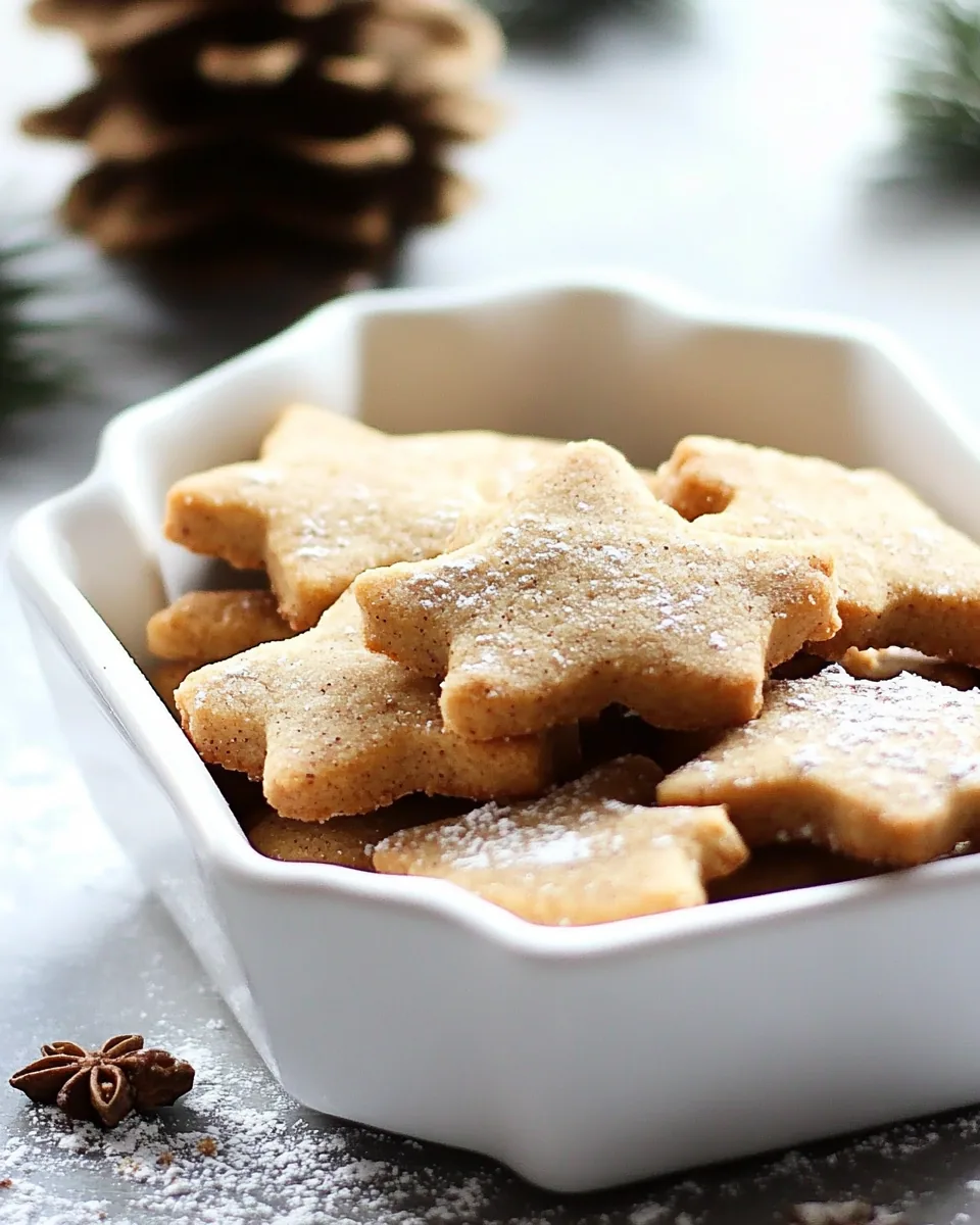 Cinnamon Shortbread Cookies