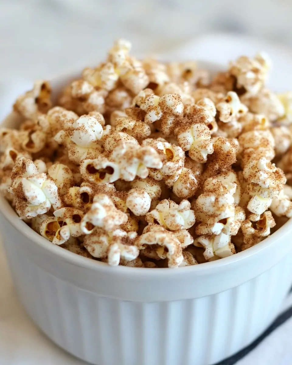 Cinnamon Sugar Popcorn