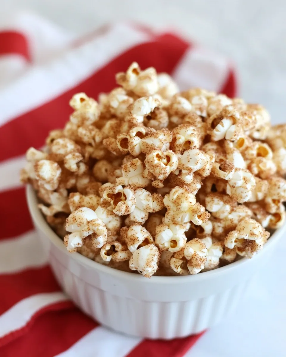 Cinnamon Sugar Popcorn