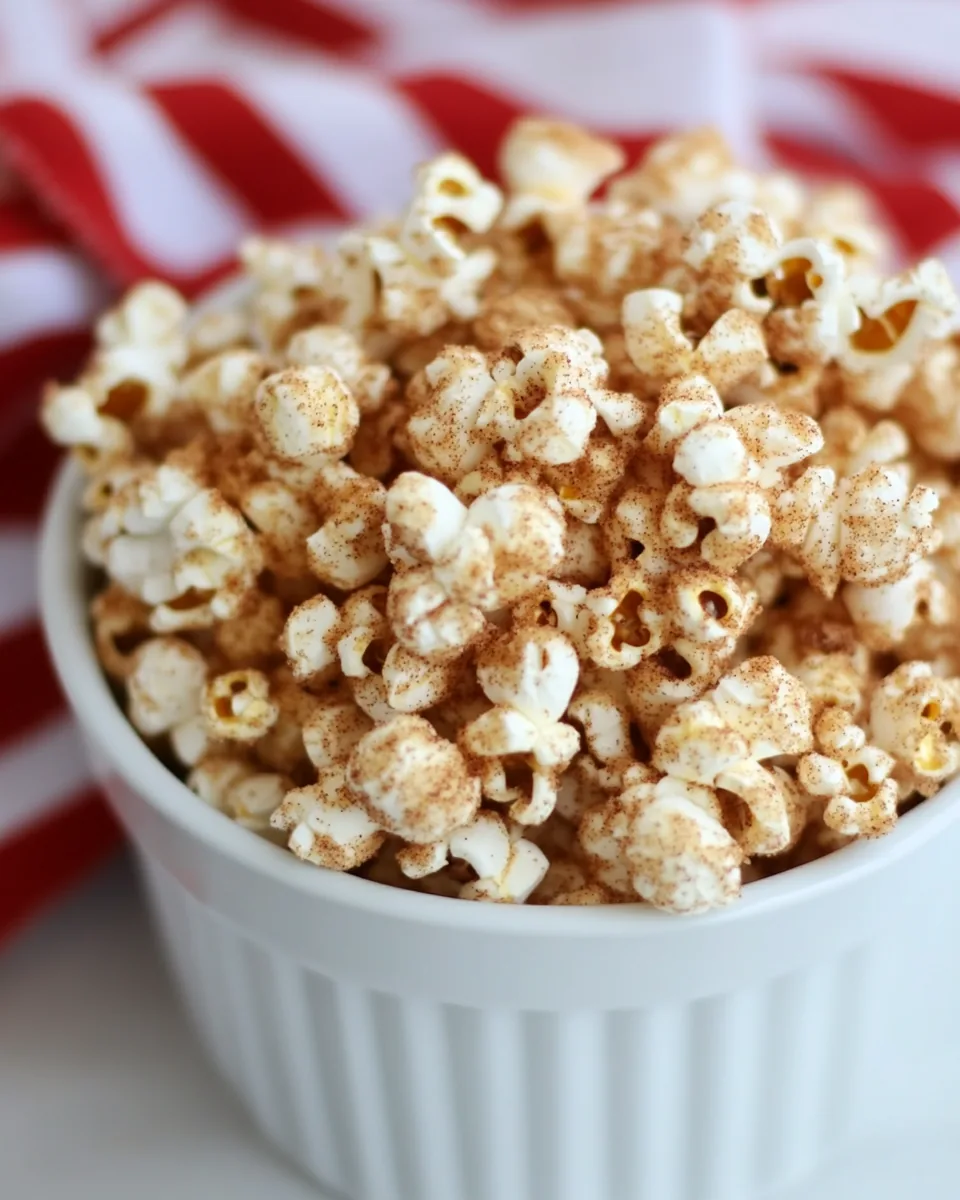 Cinnamon Sugar Popcorn