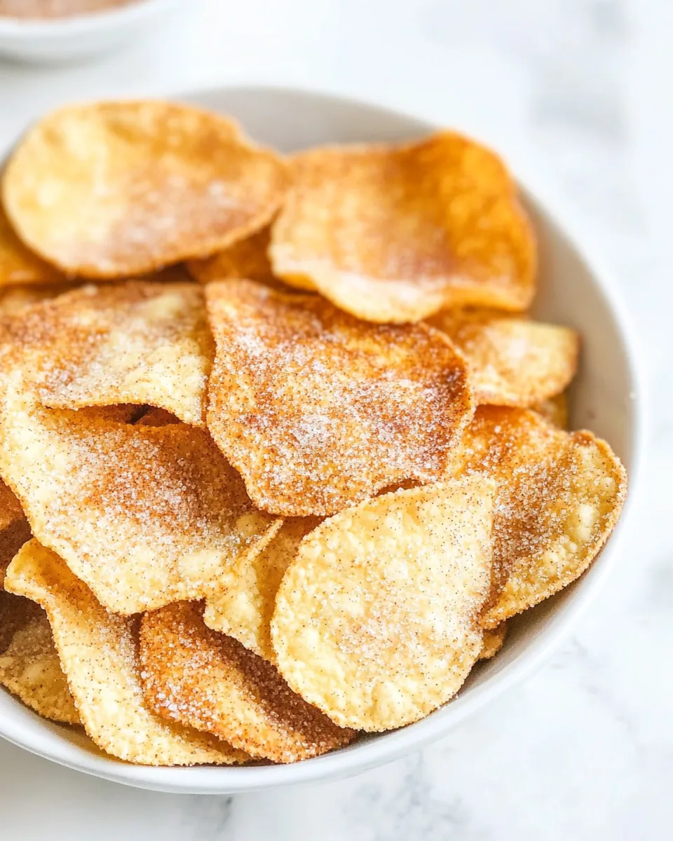 Cinnamon Sugar Tortilla Chips