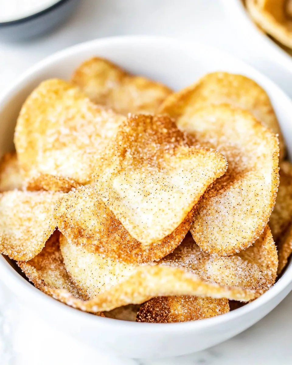 Cinnamon Sugar Tortilla Chips