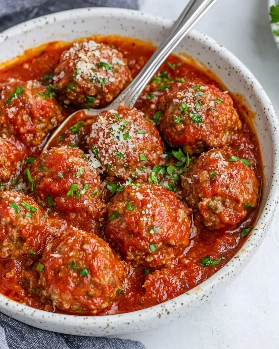 Classic Homemade Meatballs