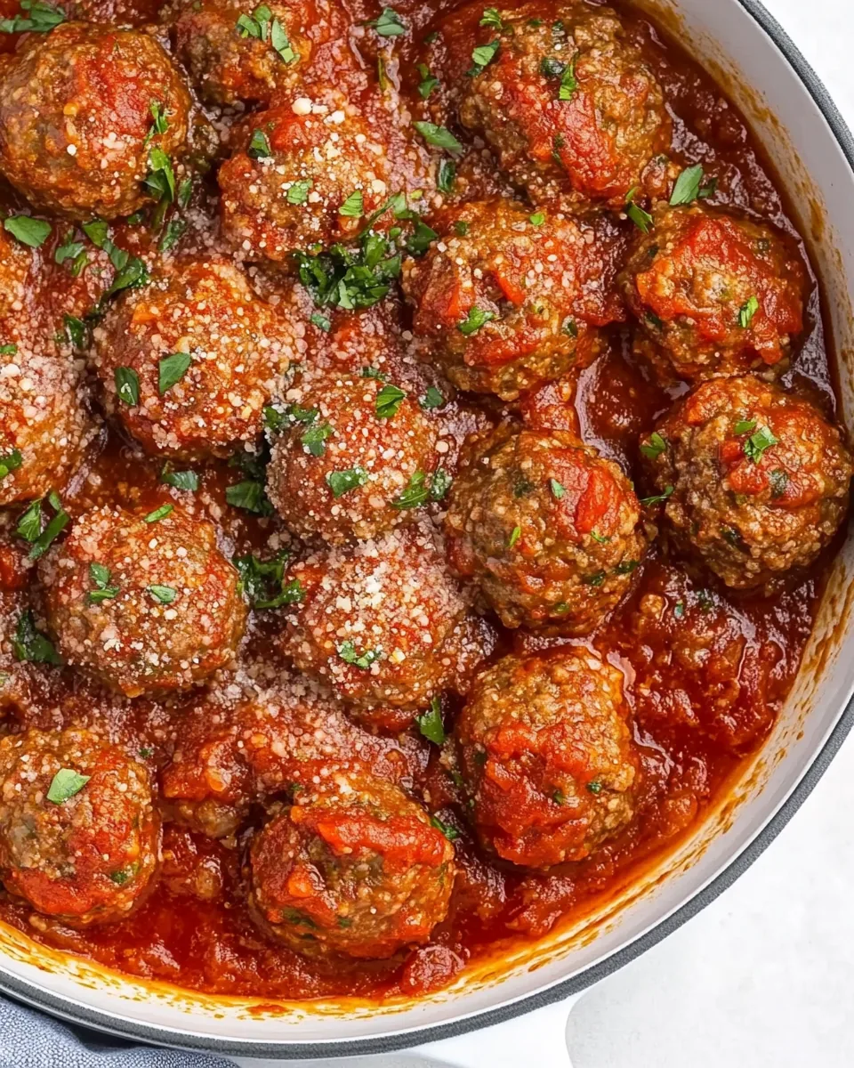 Classic Homemade Meatballs