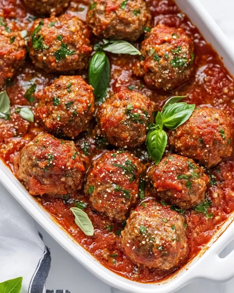 Classic Homemade Meatballs