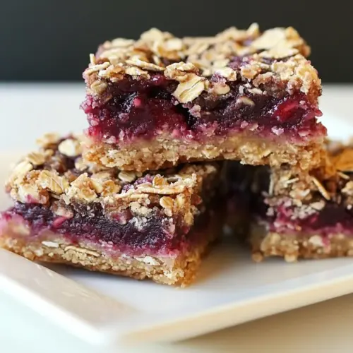 Clean Eating Raspberry Oat Bars