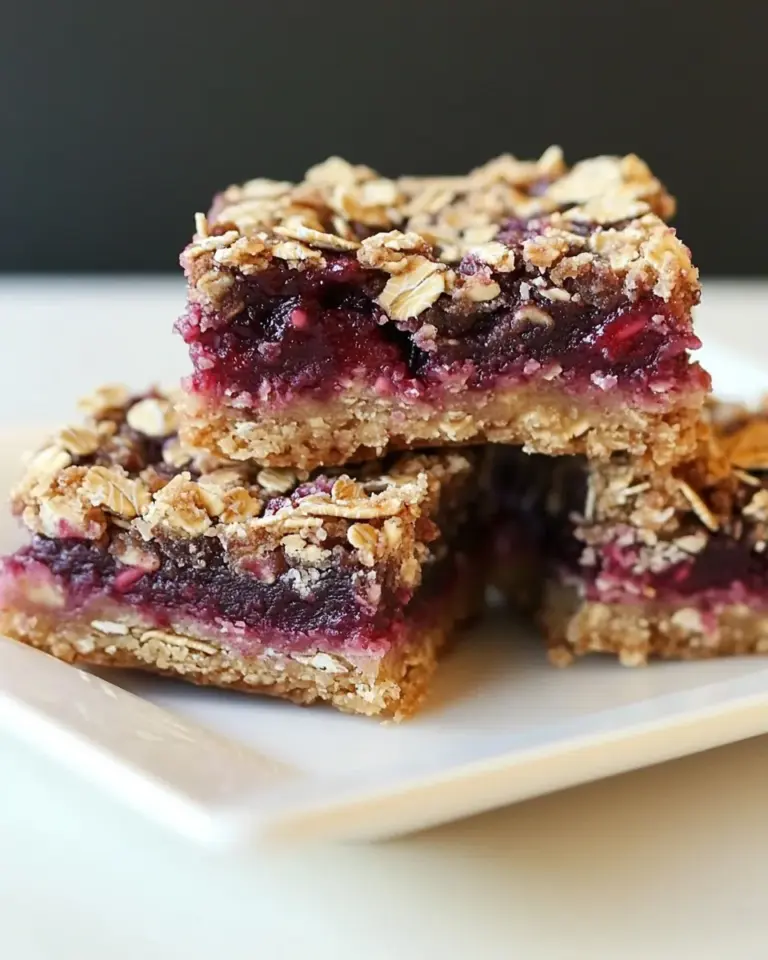 Clean Eating Raspberry Oat Bars