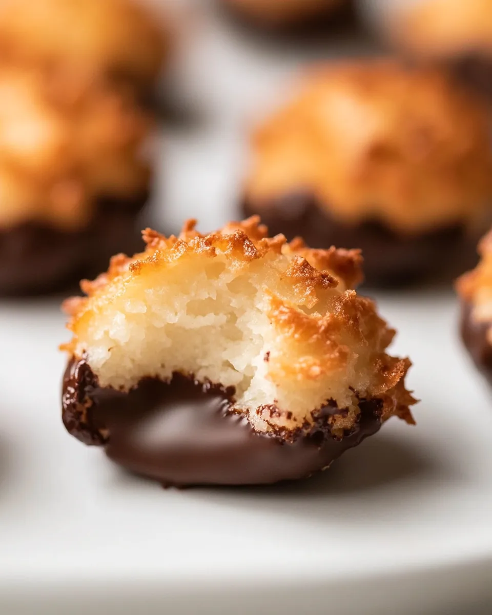 Coconut Chocolate Macaroon