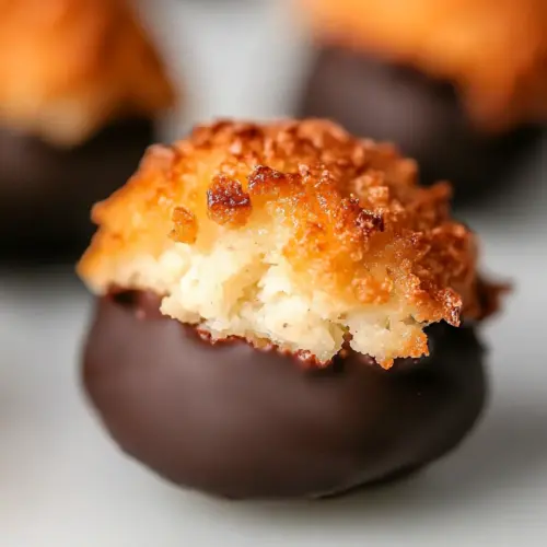 Coconut Chocolate Macaroon