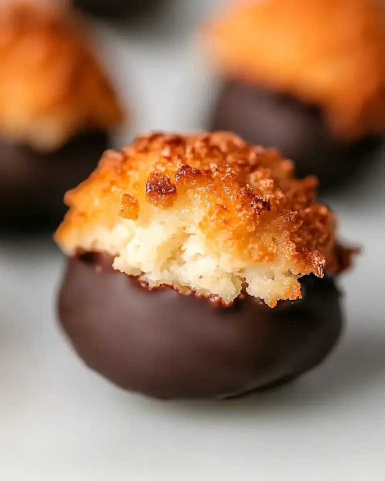 Coconut Chocolate Macaroon