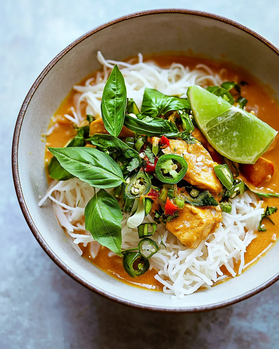 Coconut Lime Chicken Curry