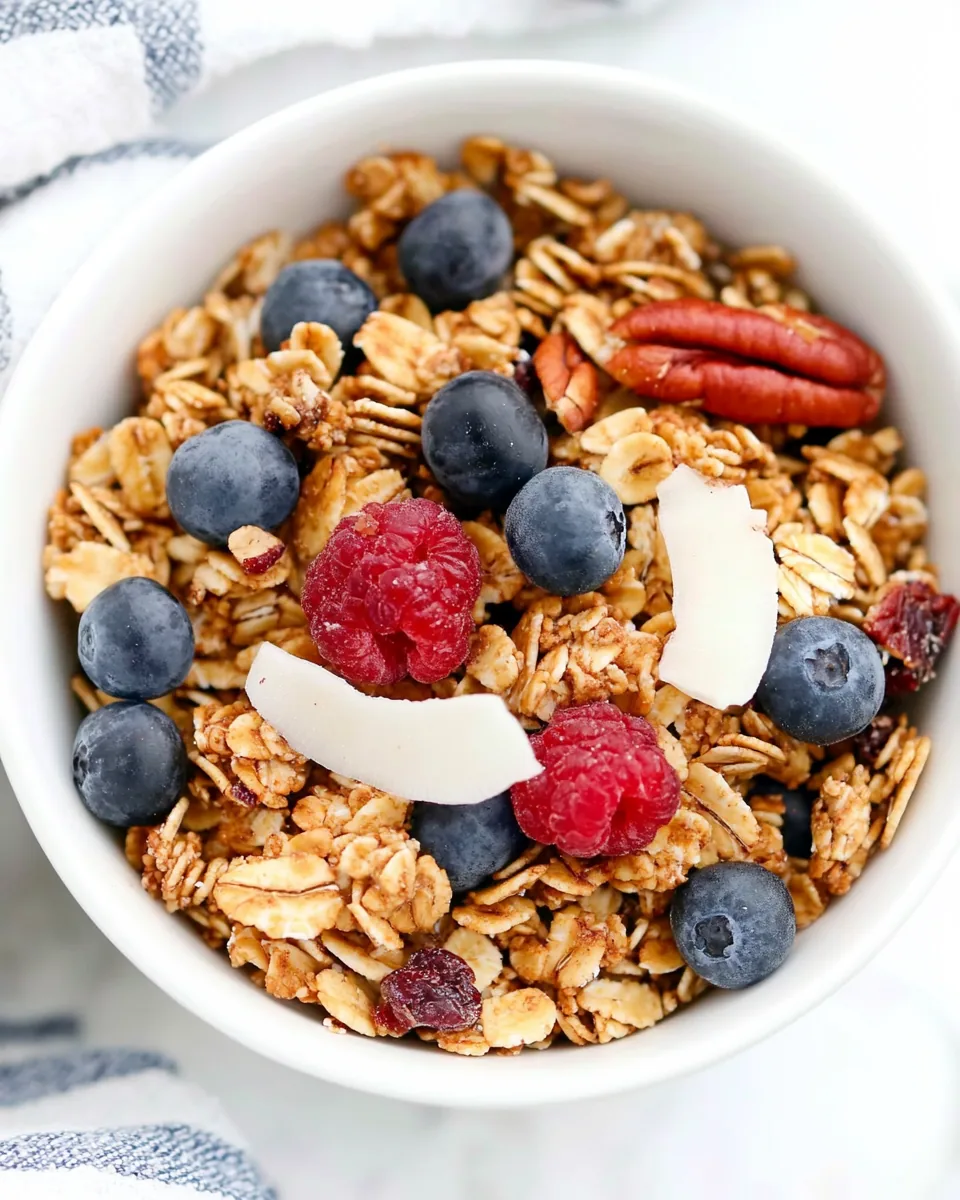 Coconut Pecan Granola