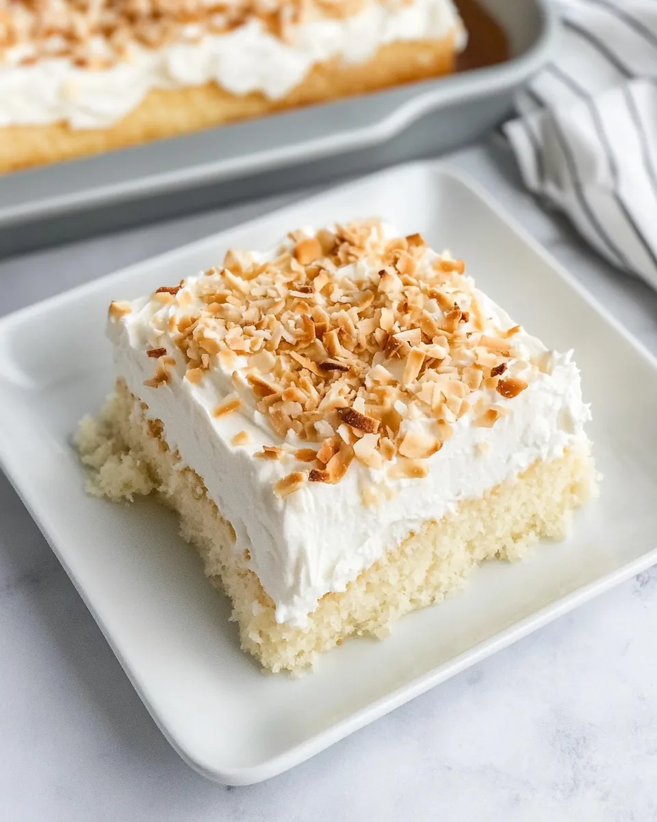 Coconut Poke Cake