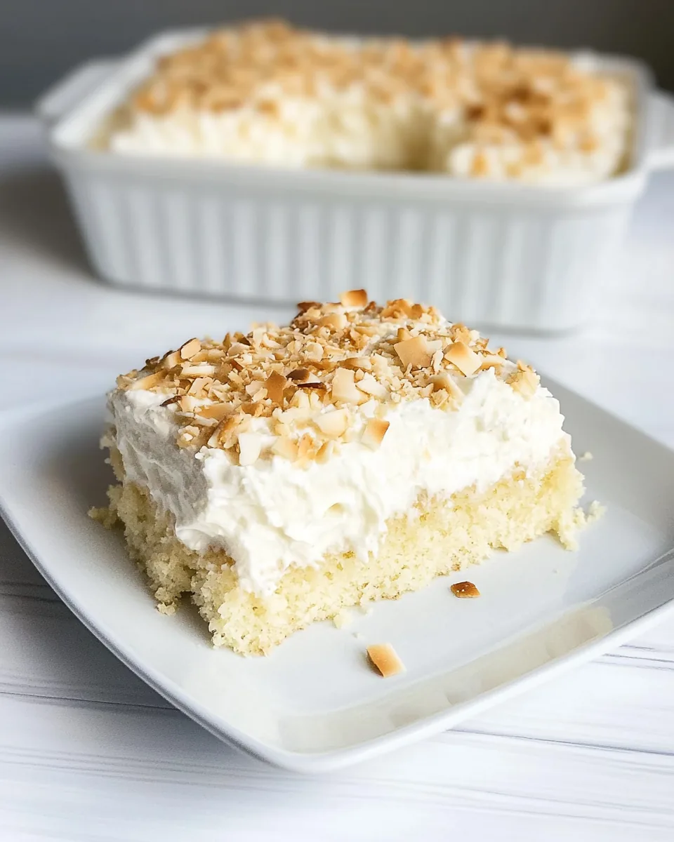 Coconut Poke Cake