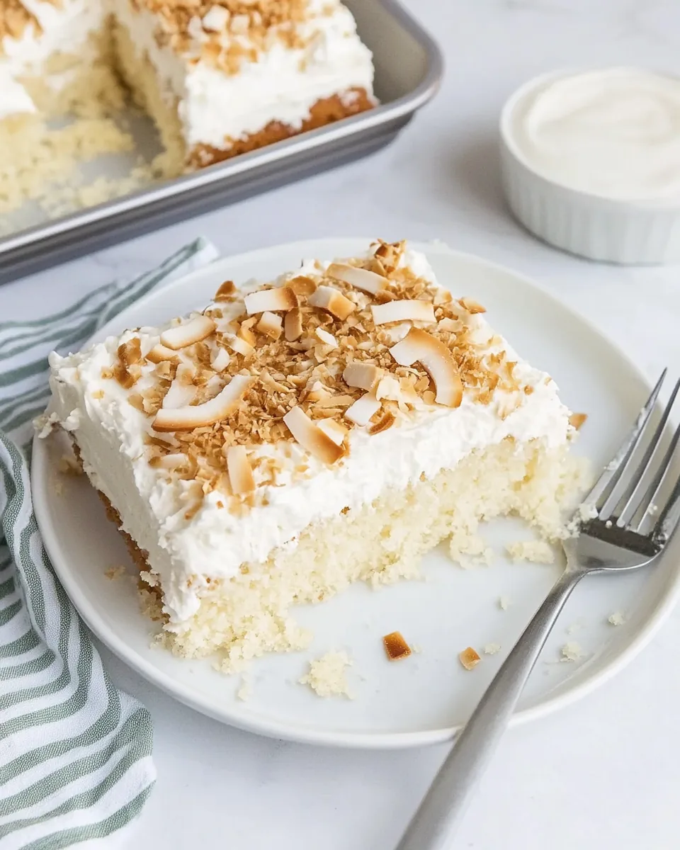 Coconut Poke Cake