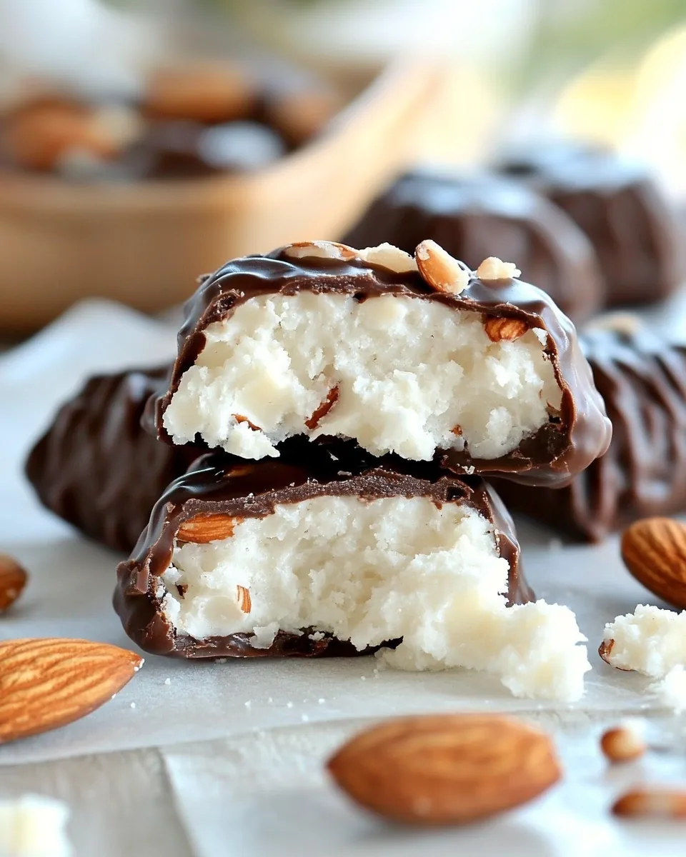 Copycat Almond Joy Candy Bars