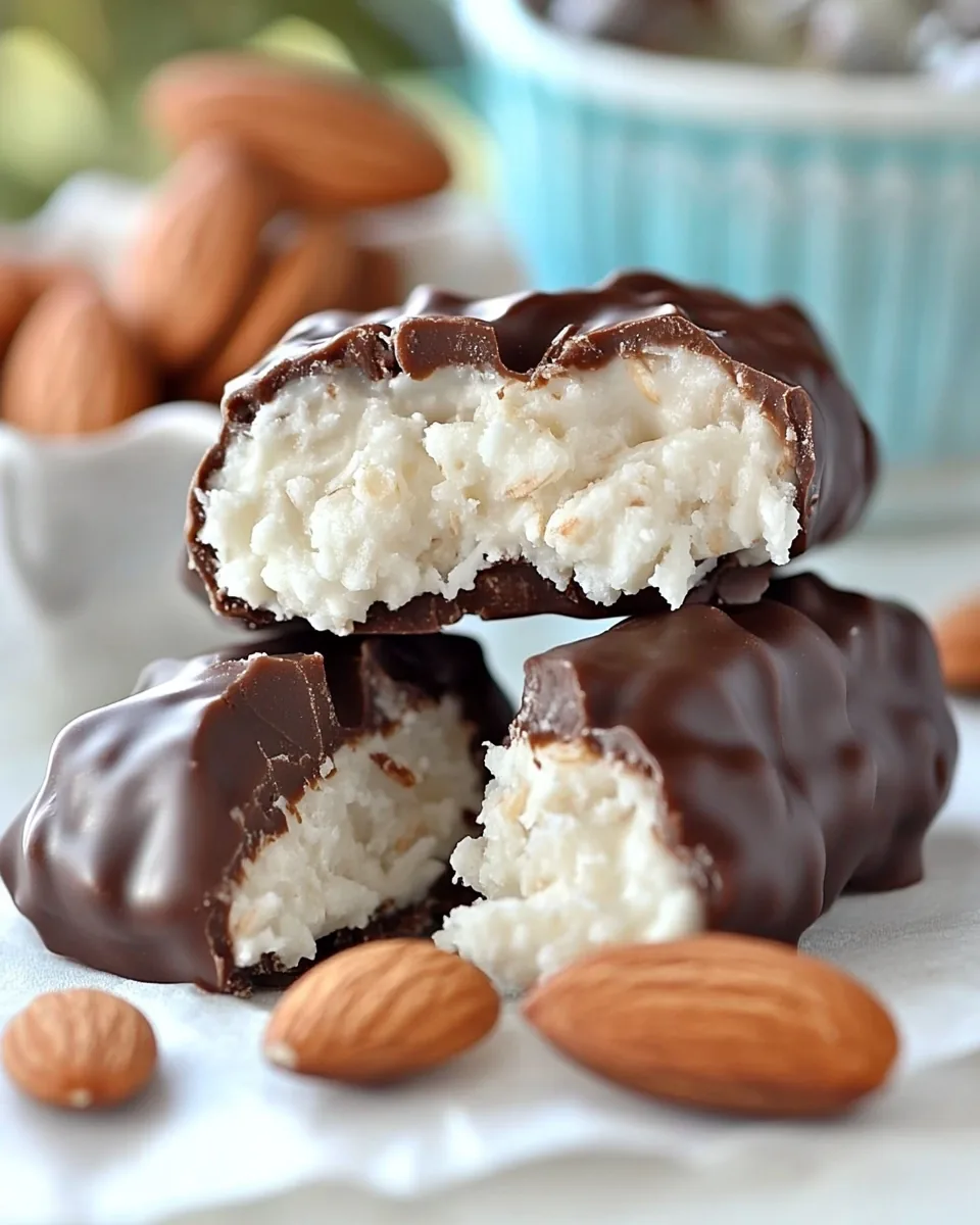 Copycat Almond Joy Candy Bars