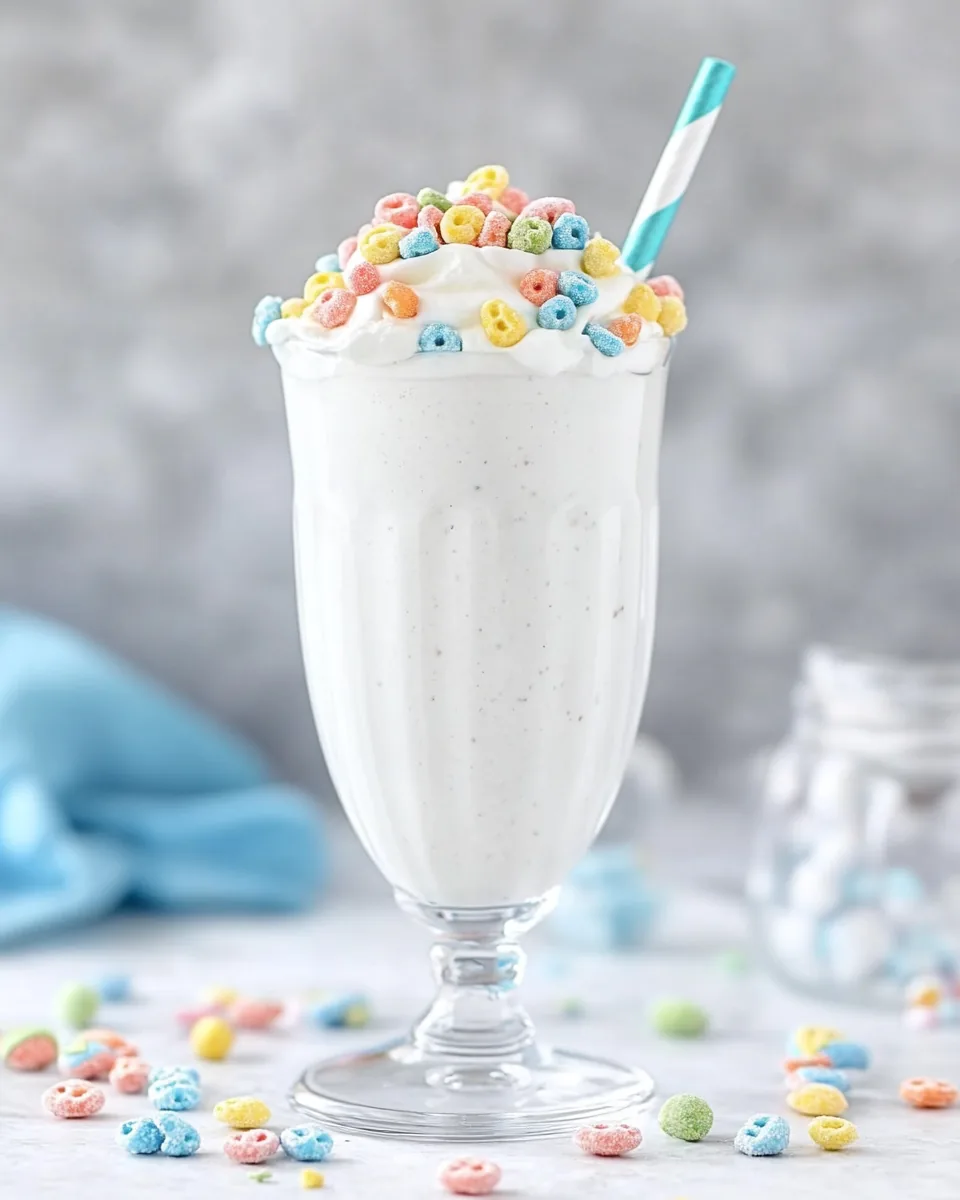 Copycat Burger King Lucky Charms Milkshake Recipe