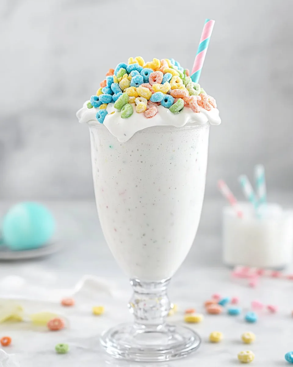 Copycat Burger King Lucky Charms Milkshake Recipe