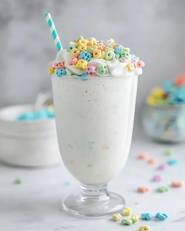 Copycat Burger King Lucky Charms Milkshake Recipe