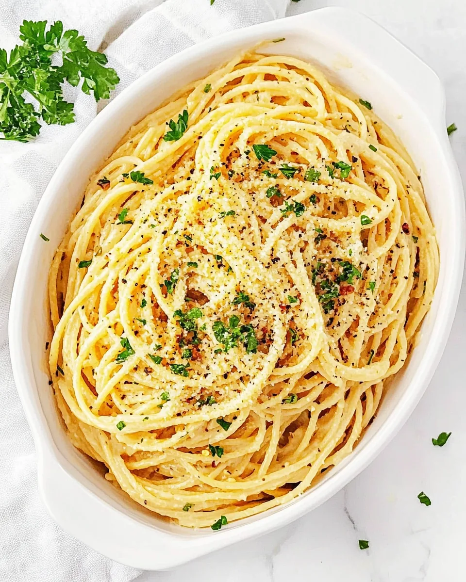 Copycat Spaghetti Warehouse Naked Spaghetti with Garlic Butter