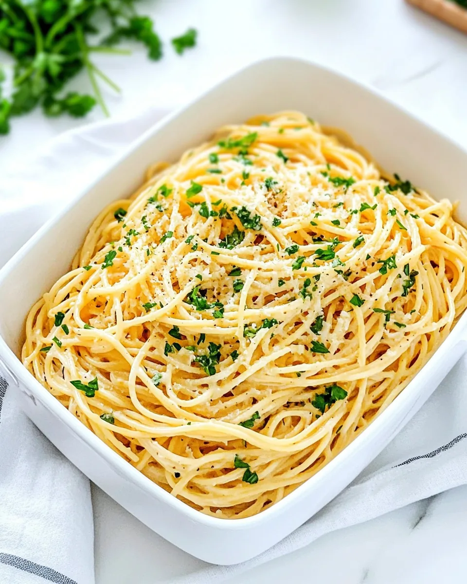 Copycat Spaghetti Warehouse Naked Spaghetti with Garlic Butter