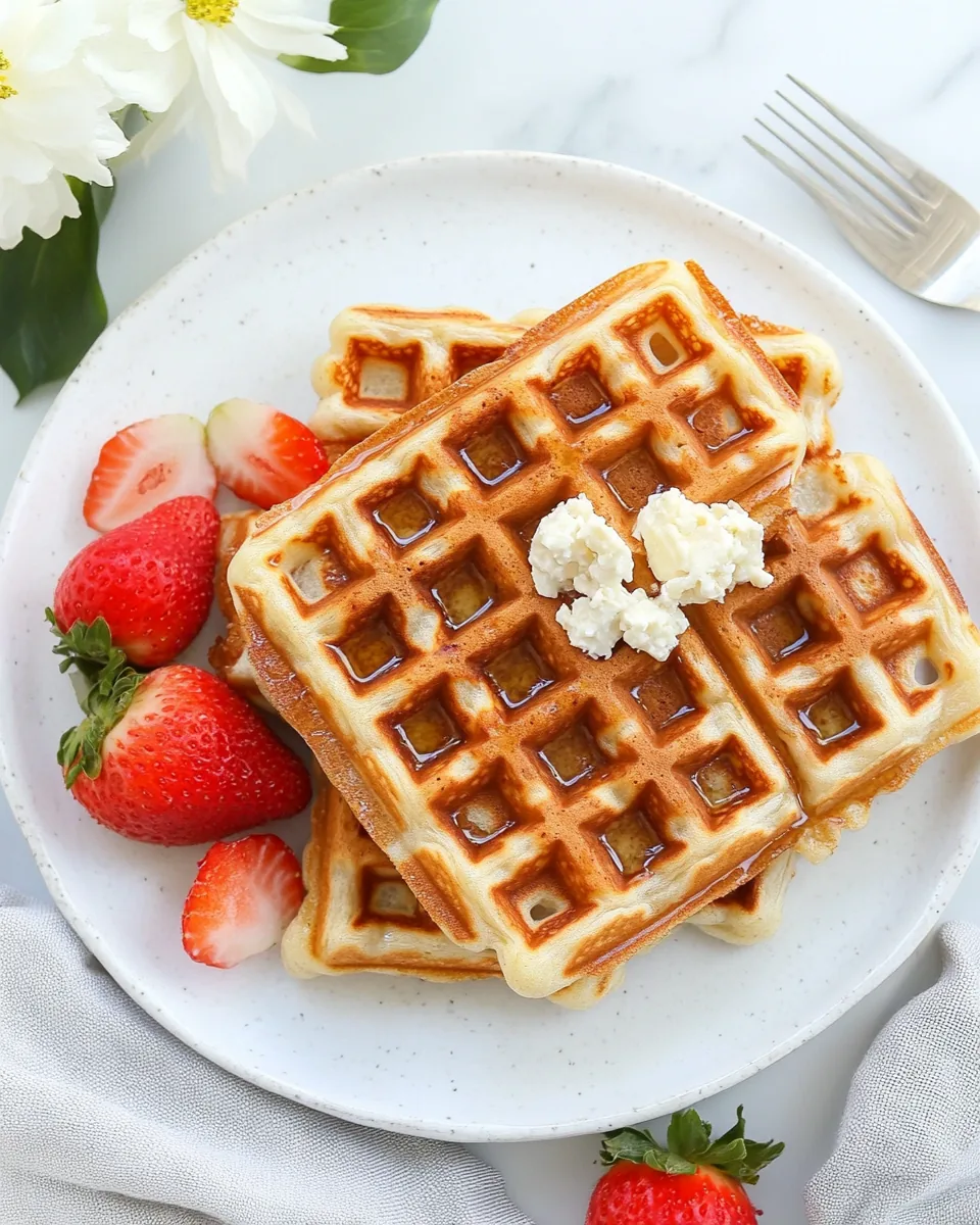 Cottage Cheese Waffles