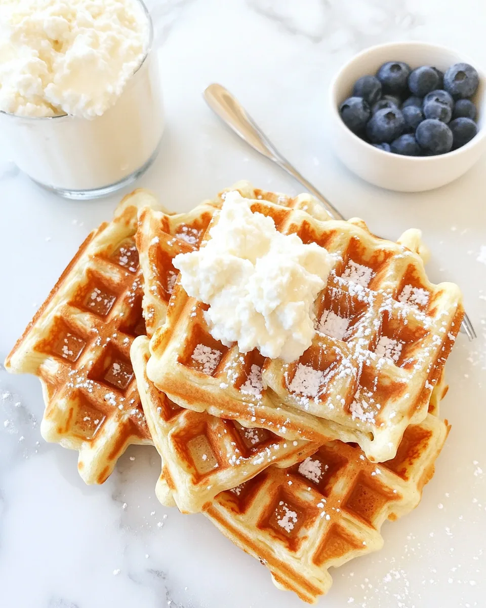 Cottage Cheese Waffles