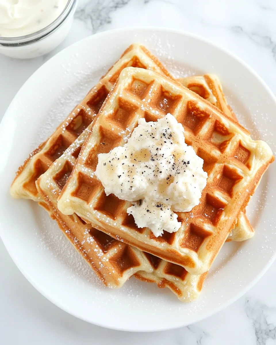 Cottage Cheese Waffles