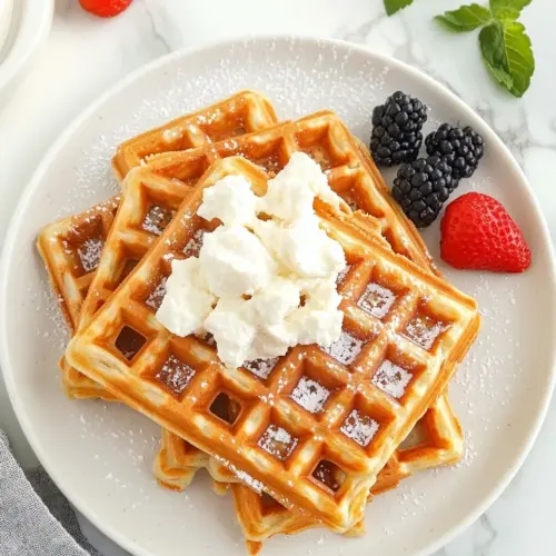 Cottage Cheese Waffles