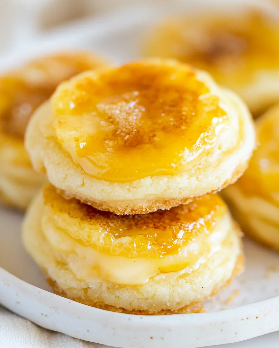 Crème Brûlée Cookies