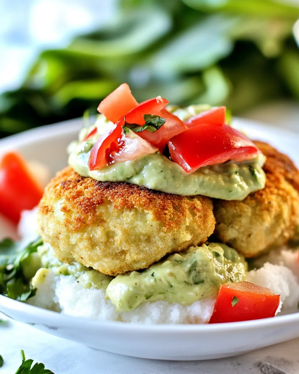 Crabless Cakes in Clouds